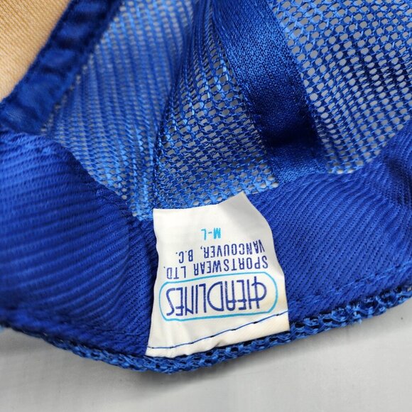 Mile 0 Vintage Car Club Trucker Hat Adjustable Mesh Blue Vintage - Picture 8 of 11